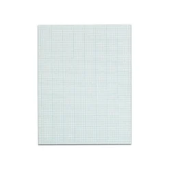 Notepads|TOPS Cross-Section Pad, 8.5" x 11", Quad Rule, White, 50 Sheets/Pad (TOP 35101)