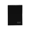 Notepads|TOPS Docket Diamond Notepad, 8.5" x 11.75", Wide Ruled, Black, 60 Sheets/Pad (TOP 63978)