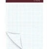 Notepads|TOPS Docket Notepad, 8.5" x 11.75", Graph Ruled, Burgundy (63752)