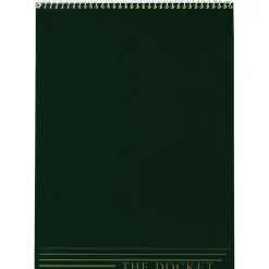 Notepads|TOPS Docket Notepad, 8.5" x 11.75", Wide Ruled, Canary, 70 Sheets/Pad (63621)