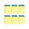 Notepads|TOPS Docket Notepads, 8.5" x 11.75", Wide Ruled, Canary, 50 Sheets/Pad, 12 Pads/Pack (TOP63400)