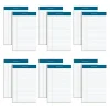 Notepads|TOPS Docket Notepads, 5" x 8", Narrow Ruled, White, 50 Sheets/Pad, 12 Pads/Pack (TOP 63360)