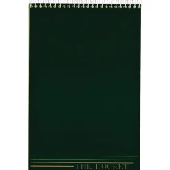 Notepads|TOPS Docket Steno Book, 6" x 9", Gregg Ruled, Canary, 100 Sheets/Pad (63851)
