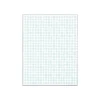 Notepads|TOPS Graph Pad, 8.5" x 11", Graph, White, 50 Sheets/Pad (TOP 33041)