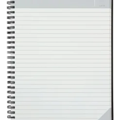 Notebooks|TOPS Idea Collective 1-Subject Professional Notebooks, 5.8" x 8.3", College Ruled, 80 Sheets, Black (56897)