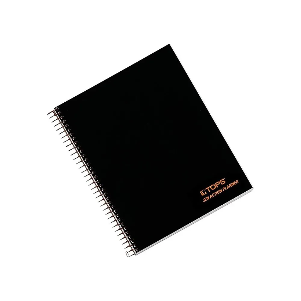 Subject Notebooks|TOPS JEN Subject Notebooks, 6.75" x 8.5", Cornell, 84 Sheets, Black (63827)