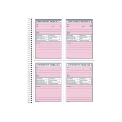 Notepads|TOPS Message Pad, 8.25" x 11", White, 50 Sheets/Pad (4009)