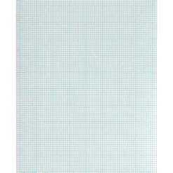 Notepads|TOPS Notepad, 8.5" x 11", Graph Ruled, White, 50 Sheets/Pad (35081)