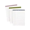 Notepads|TOPS Notepad, 8.5" x 11" (US letter), Narrow Ruled, Assorted Colors, 50 Sheets/Pad, 1 Pad/Pack (20490/V2)