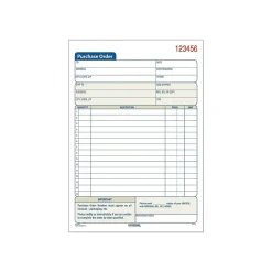 Business Forms*TOPS 2-Part Carbonless Purchase Requisitions, 7.94"L x 5.56"W, 50 Sets/Book (46140)