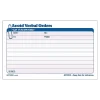 Business Forms*TOPS 2-Part Carbonless Work Orders, 4.25"L x 7"W, 50 Sets/Book (46373)