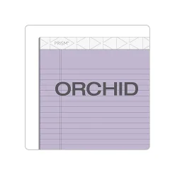 Notepads|TOPS Prism+ Legal Notepads, 5" x 8", Narrow Ruled, Orchid, 50 Sheets/Pad, 12 Pads/Pack (63040)