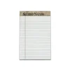 Notepads|TOPS Second Nature Notepads, 5" x 8", Narrow, White, 50 Sheets/Pad, 12 Pads/Pack (74830)