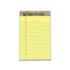 Notepads|TOPS Second Nature Notepads, 5" x 8", Narrow, Canary, 50 Sheets/Pad, 12 Pads/Pack (TOP 74840)