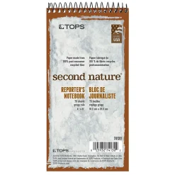 Notepads|TOPS Second Nature Reporter's Notebook, 4