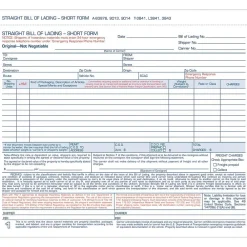 Business Forms*TOPS ® Snap-Off® Bill Of Lading, Short Forms, 4 Part, 8-1/2" x 7"