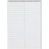 Notepads|TOPS ® Steno Book, White, Gregg Ruled, 6" x 9", 80 Sheets/Pad, 4/Pack (80220)