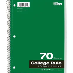 Subject Notebooks|TOPS 1-Subject Notebook, 8
