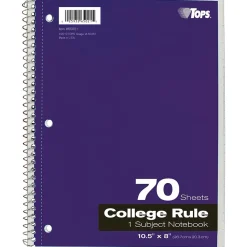 Subject Notebooks|TOPS 1-Subject Notebook, 8