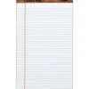 Notepads|TOPS The Legal Pad Writing Pad, White, Legal Ruled, 8 1/2" x 14", 50 Sheets/Pad, 1/Pk