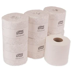 Advanced Bath Tissue, Septic Safe, 2-Ply, White, 550 Sheets/Roll, 80 Rolls/Carton (TRKTM6184)<Tork Best