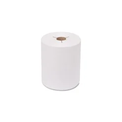 Tork Advanced Hand Towel Roll, Notched, 1-Ply, 8 x 11, White, 491/Roll, 12 Rolls/Carton (TRK8634550)