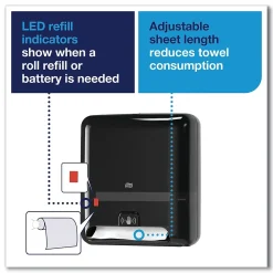 Elevation Matic Hardwound Paper Towel Dispenser, Black (TRK5511282)<Tork Online