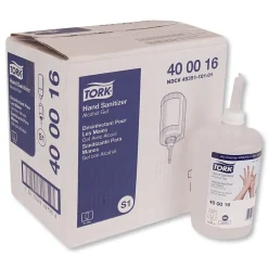 Premium Alcohol Gel Hand Sanitizer, 33.8 oz., Light Scent, 6/Carton (400016)<Tork Online