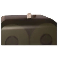 ® Twin Jumbo Roll Bath Tissue Dispenser, 19.29 x 5.51 x 11.83, Smoke/Gray<Tork Hot