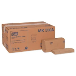 Tork Universal Multifold Hand Towel, 9.13 x 9.5, Natural, 250/Pack,16 Packs/Carton (TRKMK530A)