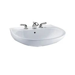 Toto Prominence Pedestal Bathroom Sink, Cotton White (LT242G#01)