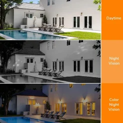 Toucan S4 Wireless Outdoor Smart Battery Operated Security Camera, Night Vision, White (TWC400S)