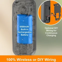 Toucan Wi-Fi Wireless Smart Video Doorbell Pro, Black (TVDP05GR)