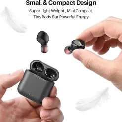 T6S Wireless Earbuds, Bluetooth, Black (T6SBLK)<TOZO Hot