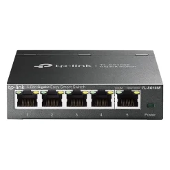 TP-LINK Easy Smart 5-Port Gigabit Ethernet Smart Switch, 10/100/1000 Mbps, Black (TL-SG105E)