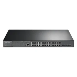 Sale TP-LINK JetStream 24-Port Gigabit Ethernet PoE+ Managed Switch, Black (TL-SG3428XMP)
