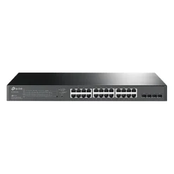 Best TP-LINK JetStream 24-Port Gigabit Ethernet PoE+ Smart Switch, Black (TL-SG2428P)