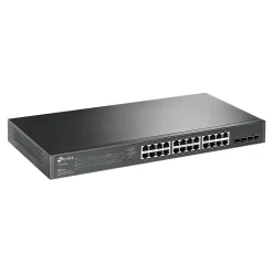 Best TP-LINK JetStream 24-Port Gigabit Ethernet PoE+ Smart Switch, Black (TL-SG2428P)