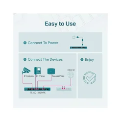 Best TP-LINK 10-Port Gigabit Ethernet PoE Smart Switch, Black (TL-SG1210MPE)