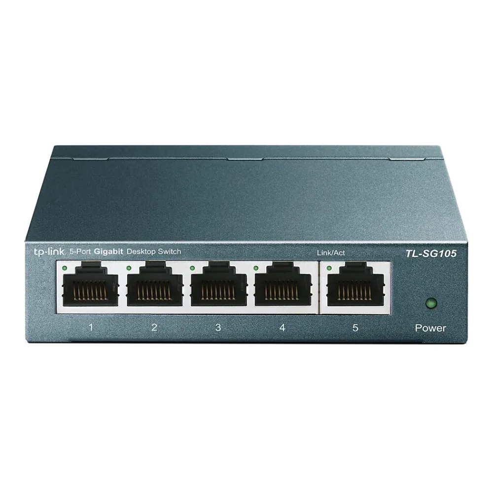 Hot TP-LINK TL-SG105 5-Port Managed Switch, 10/100/1000 Mbps, Black (TL-SG105)
