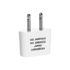 Adapter Plug for America, Caribbean, and Japan, White (NW3XR)<Travel Smart Outlet
