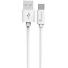Braided USB Micro Cable, 4 ft., White (TVPD-BC4M)<Travelocity New