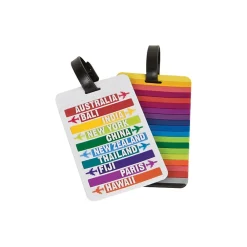 Hot Spots Luggage Tag, Multicolored, 2/Pack (12740-000)<Travelon Sale