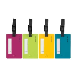 Luggage Tag, Assorted Colors, 4/Pack (12987-000)<Travelon Online
