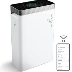 Treblab PUROXYGEN P500I H13 HEPA Filter Air Purifier,WiFi Enabled, White