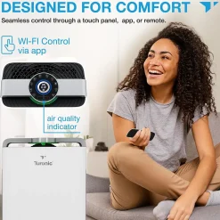 Treblab Turonic Premium HEPA Air Purifier & Humidifier, White (PH950)