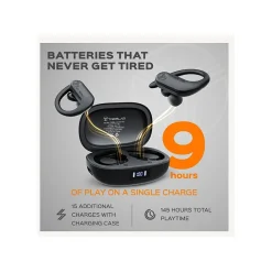 X3 Pro Wireless Noise Canceling Earbuds, Bluetooth, Black (X3-PRO-B)<Treblab Best