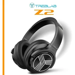 Clearance Treblab Z2-B Over Ear Workout Headphones with Microphone