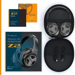 Clearance Treblab Z2-B Over Ear Workout Headphones with Microphone