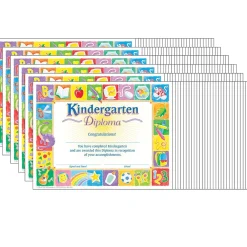 Awards & Certificates*Trend Enterprises TREND Classic Kindergarten Diploma, 30 Per Pack, 6 Packs (T-17002-6)